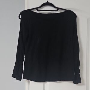 Black Long Sleeve Top